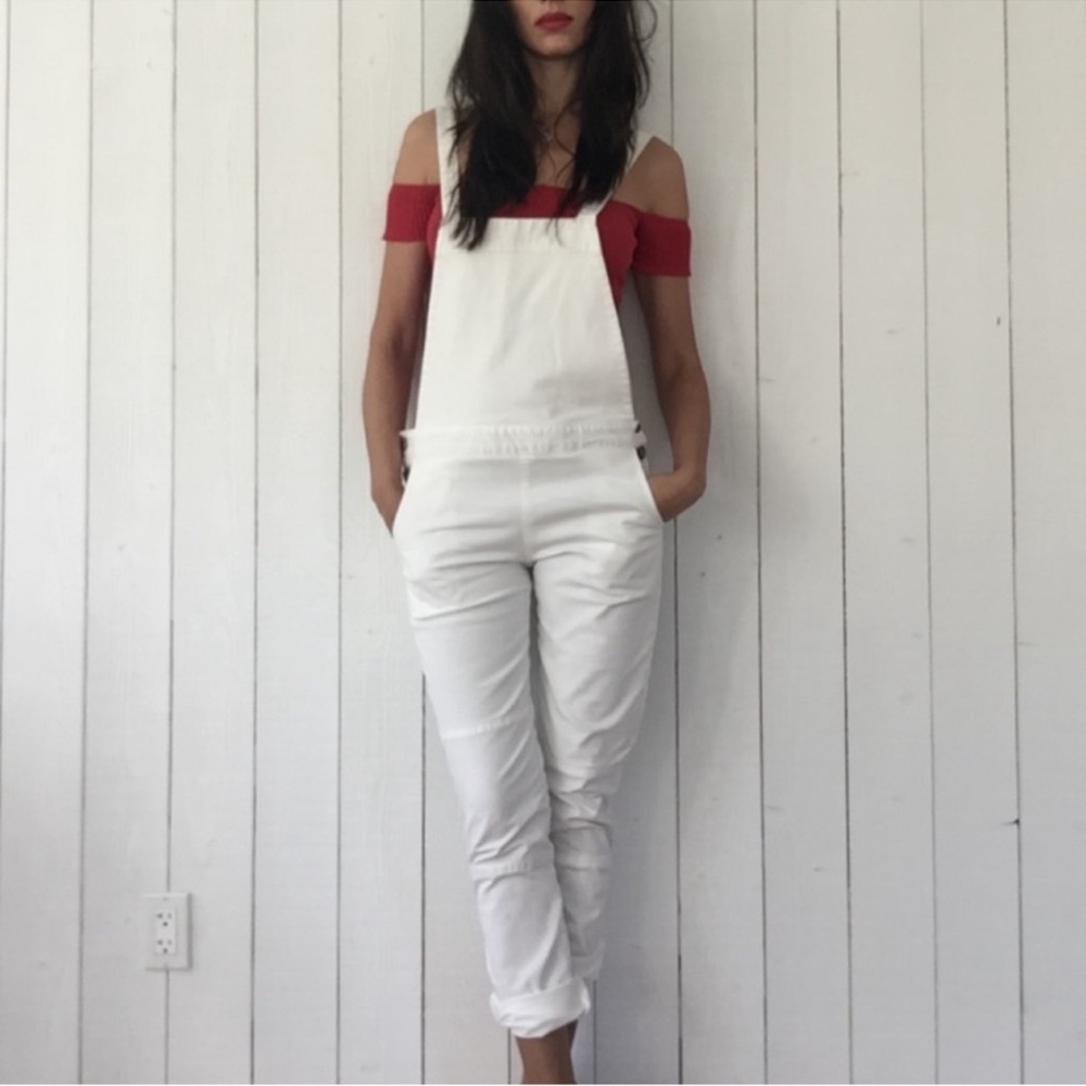 Loup White Overalls White Size S